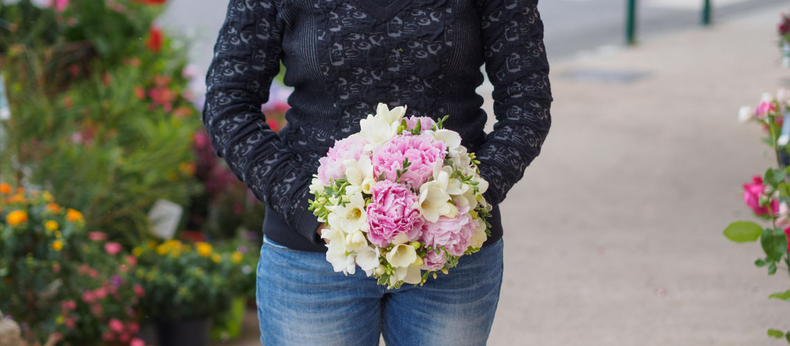 Le bouquet de la mariée -fleuriste-mariage-Jouques-Peyrolles