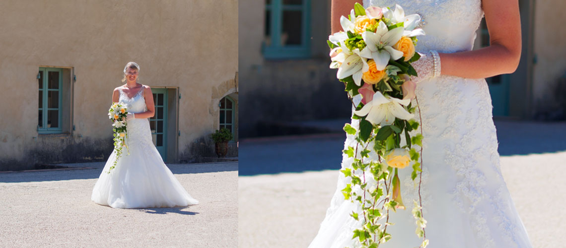 mariage-fleuriste-Bouquet-cascade-Pertuis-Val Joanis
